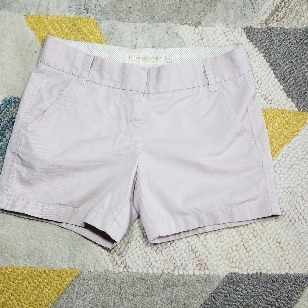 J Crew Broken In Chino Dusty Pink Shorts Size 2